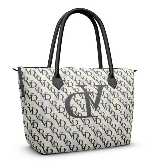 Deauvelli Mirror Monogram Shopper Handbag