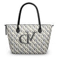 Deauvelli Mirror Monogram Shopper Handbag