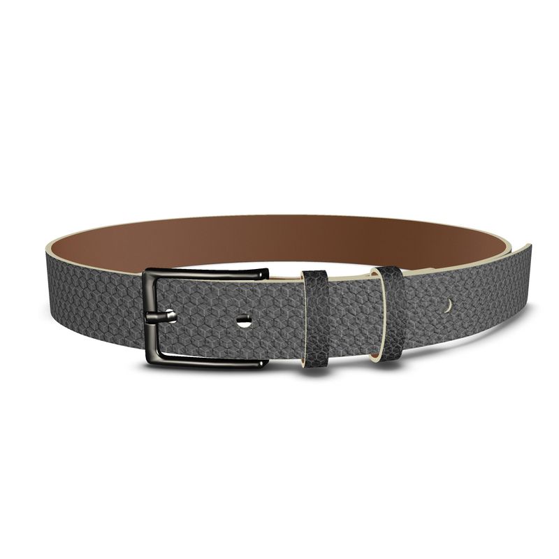 Deauvelli Monogram Leather Belt