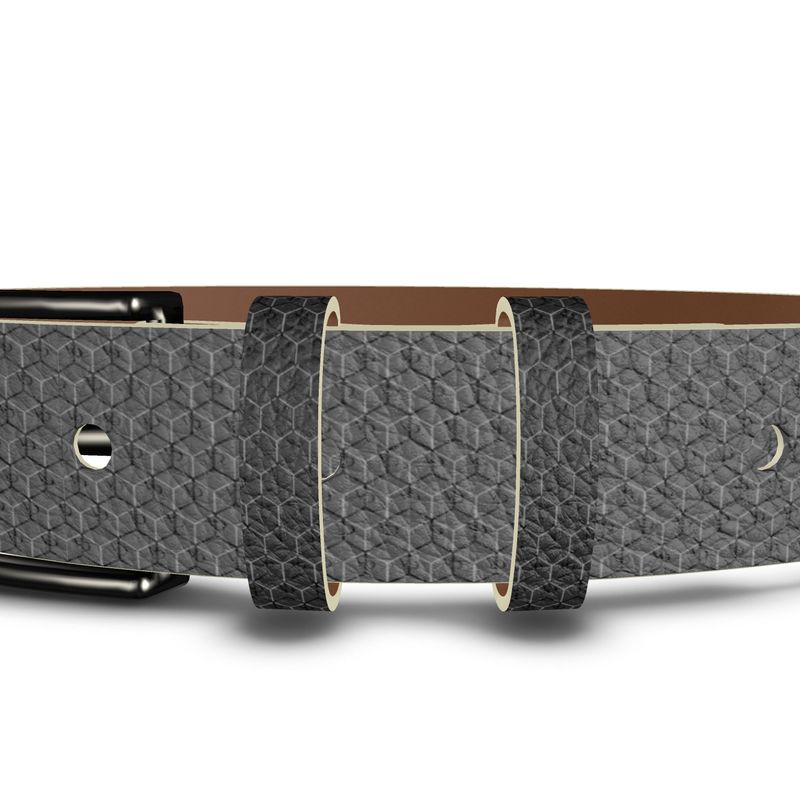 Deauvelli Monogram Leather Belt