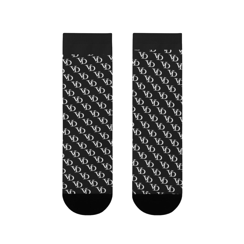 Deauvelli Monogram Black Socks