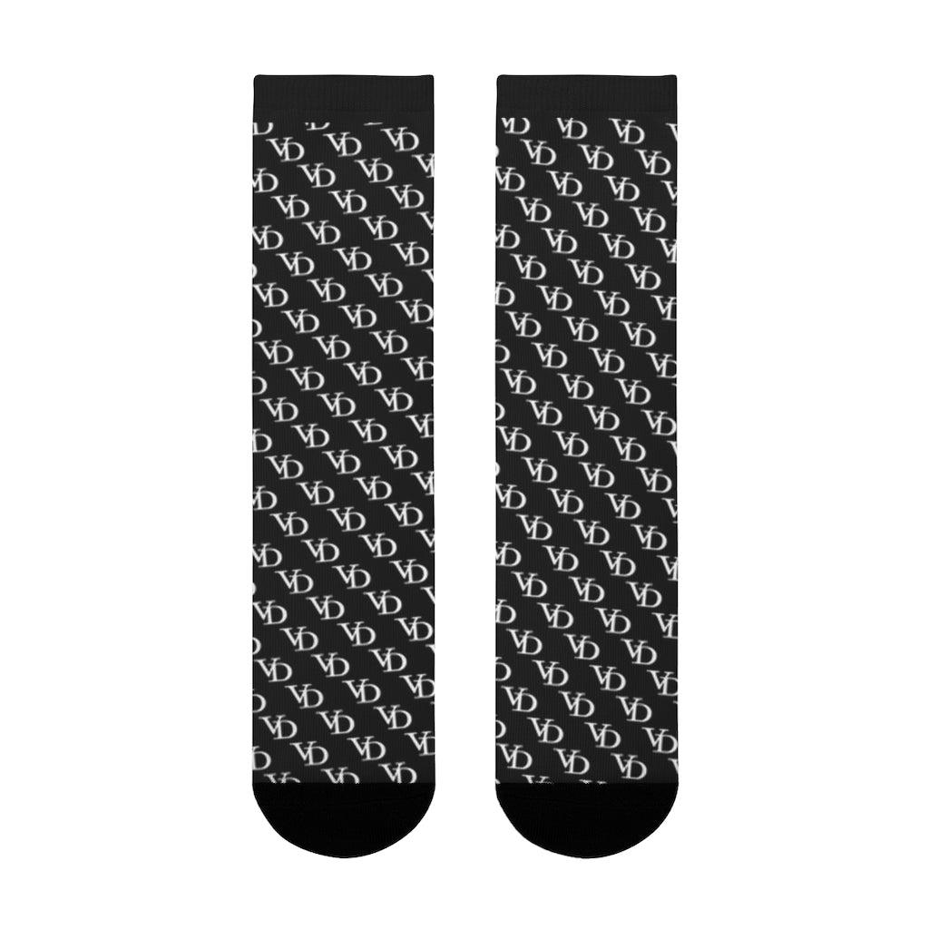 Deauvelli Monogram Black Socks