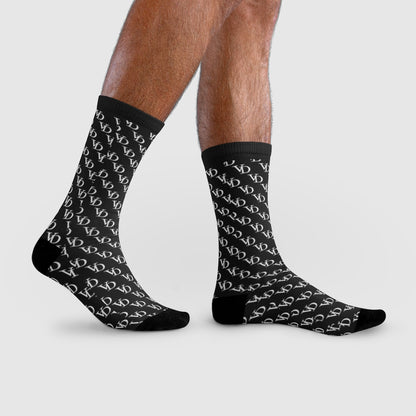 Deauvelli Monogram Black Socks