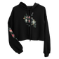 Deauvelli Floral Crop Hoodie