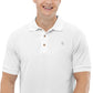 Deauvelli Embroidered Rose Logo Polo Shirt