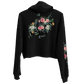 Deauvelli Floral Crop Hoodie