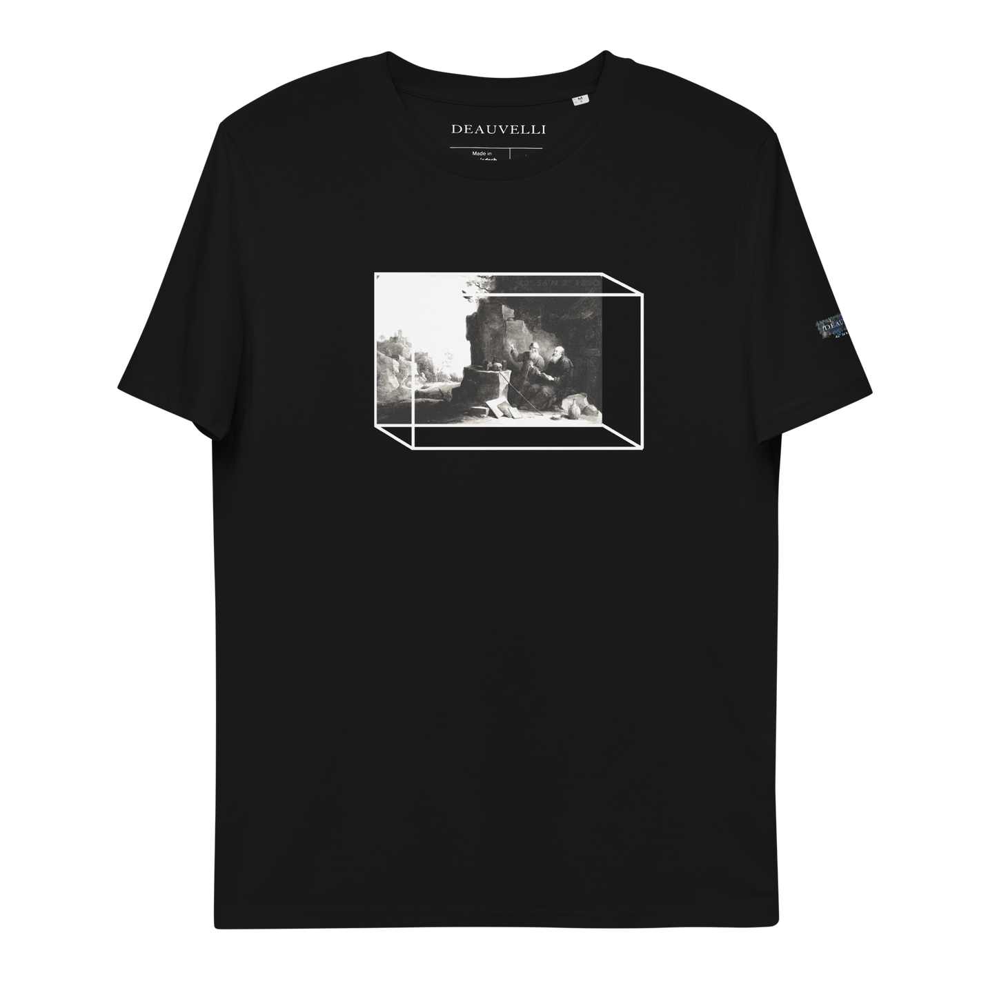 Deauvelli Cubed Renaissance Painting organic cotton T-Shirt