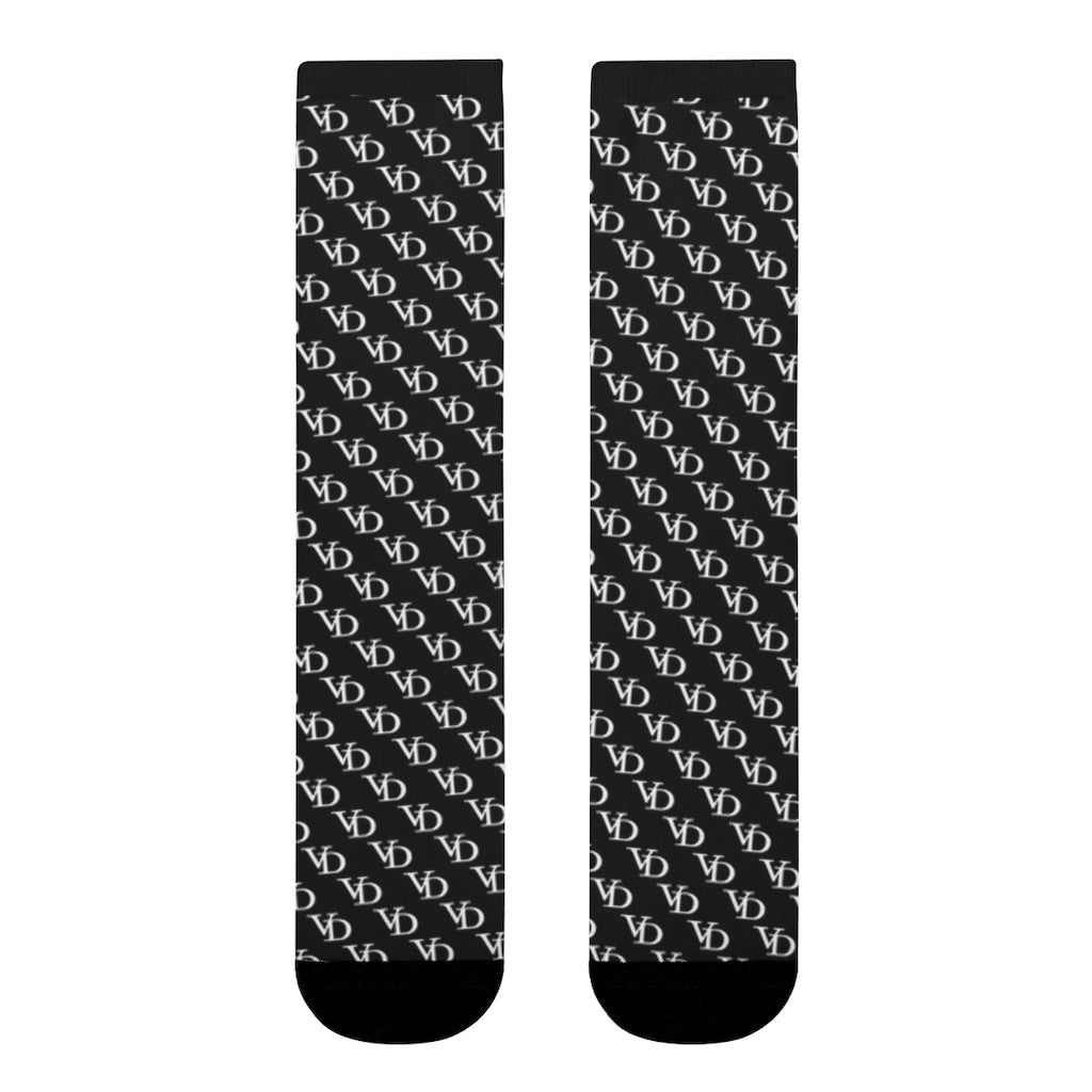 Deauvelli Monogram Black Socks