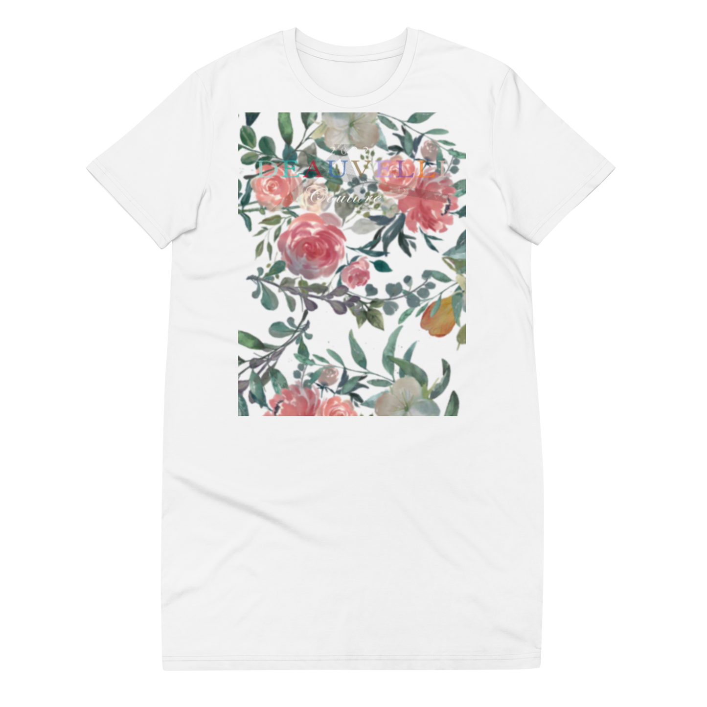 Deauvelli Floral Organic cotton T-shirt dress