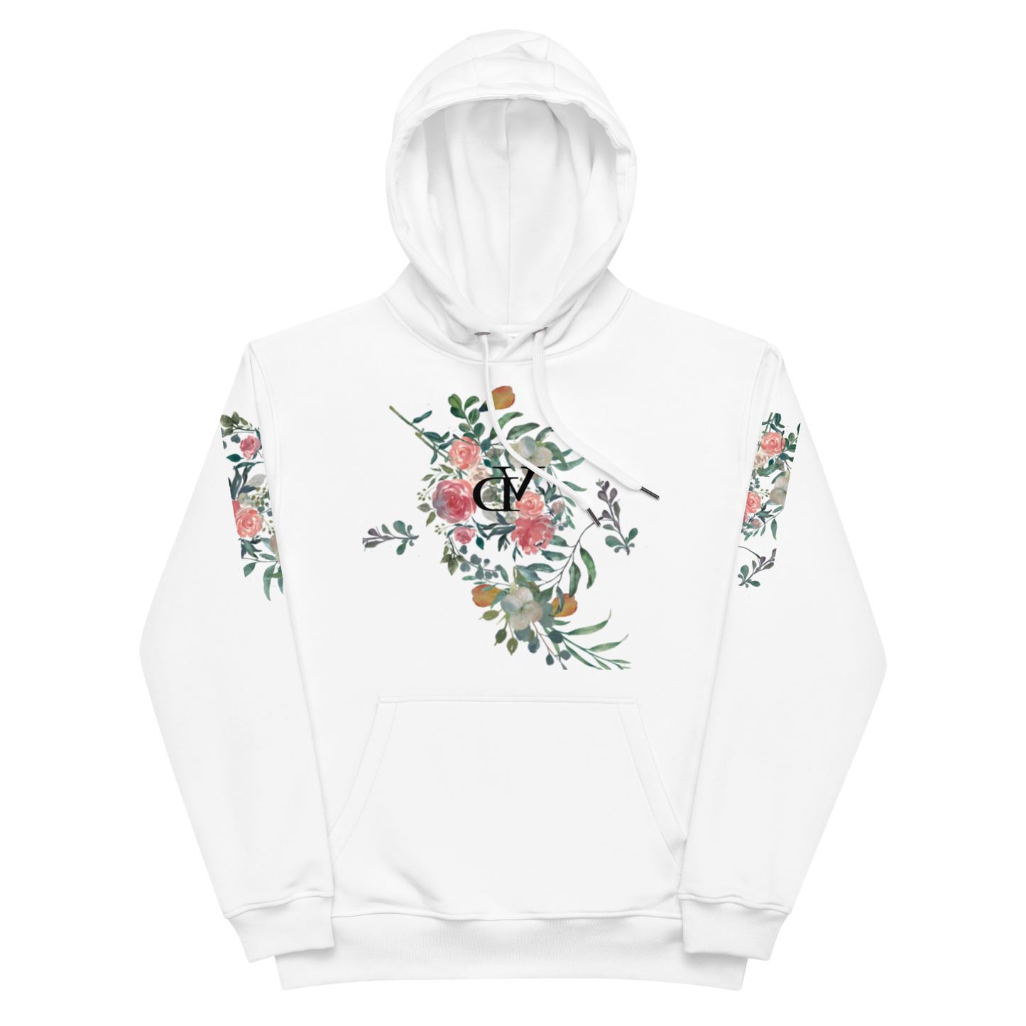 Deauvelli Floral Premium eco hoodie