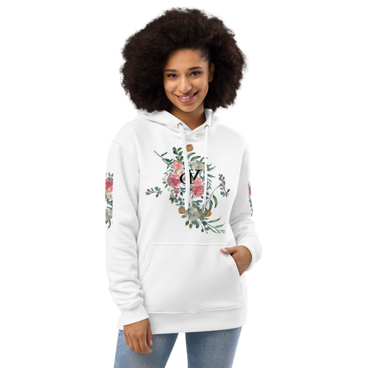 Deauvelli Floral Premium eco hoodie