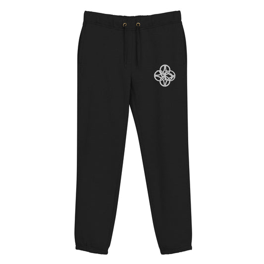 Deauvelli Embroided black joggers