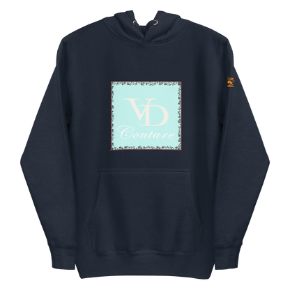 Deauvelli blue Couture Box Hoodie