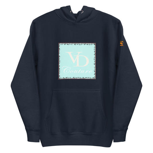 Deauvelli blue Couture Box Hoodie