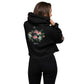 Deauvelli Floral Crop Hoodie